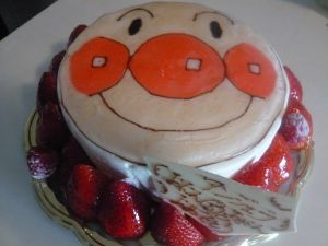 2歳アンパンマンケーキ