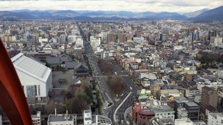 京都タワーから北を望む