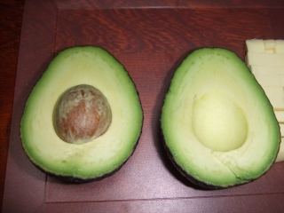 アボカド断面