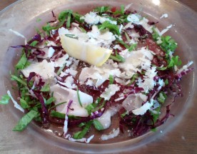 熊本産馬肉のカルパッチョ