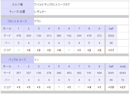 ワイルドダックカントリークラブ2010.12