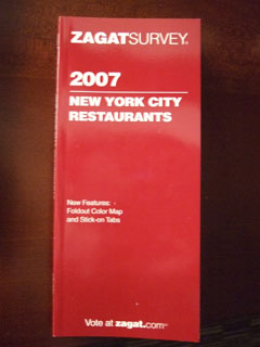 ZAGAT Front page