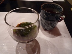 デザート（抹茶の葛きり）