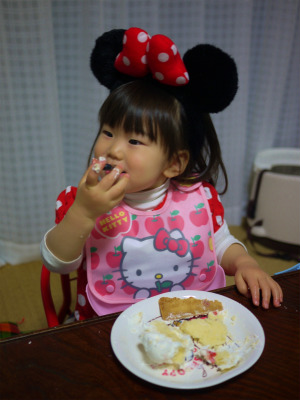ケーキ美味しい～♪