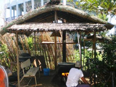 黒糖作り・火加減調節