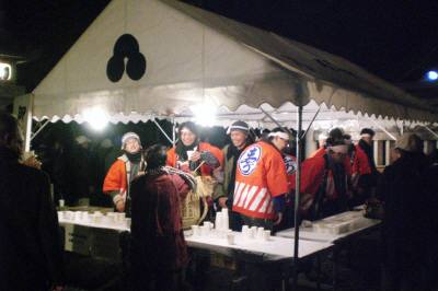 初詣振る舞い酒