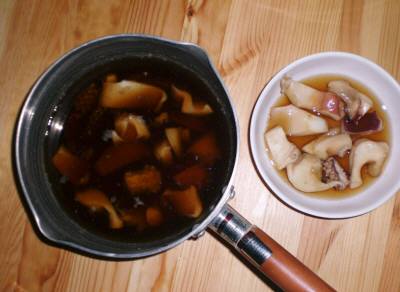 イカの調理完成