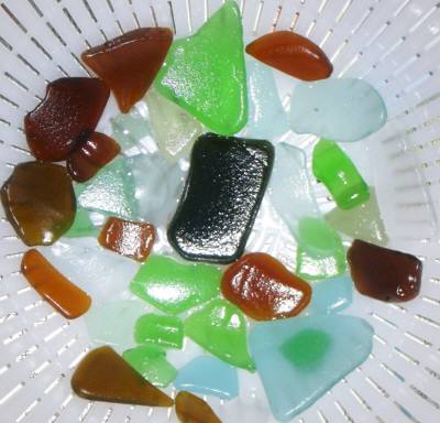 シーグラス洗い