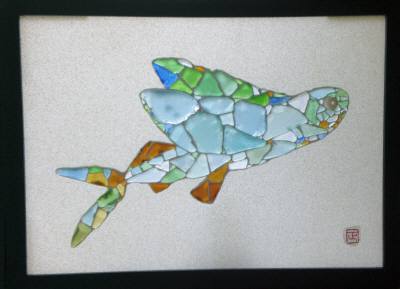 落款付きトビウオ