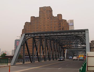 外白渡橋と上海大厦