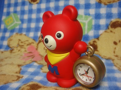 くまさんミキハウス時計２