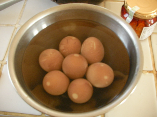 卵燻製１