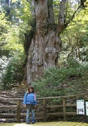 杉さまと記念写真