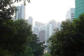 香港公園から香港らしい風景