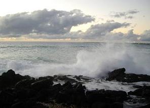 ハワイ島　荒波