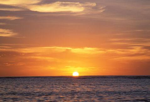 Sunset in Hawaii