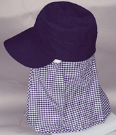 フラップ付き女性用帽子・日除け日焼け防止にこの帽子♪
