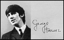 GEORGE HARRISON photo&sign