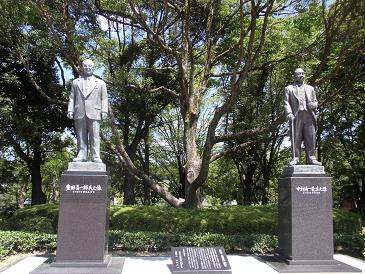 豊田喜一郎氏の像