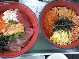 魚太郎イクラウニ丼