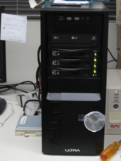 職場のメインPC　Core i7搭載