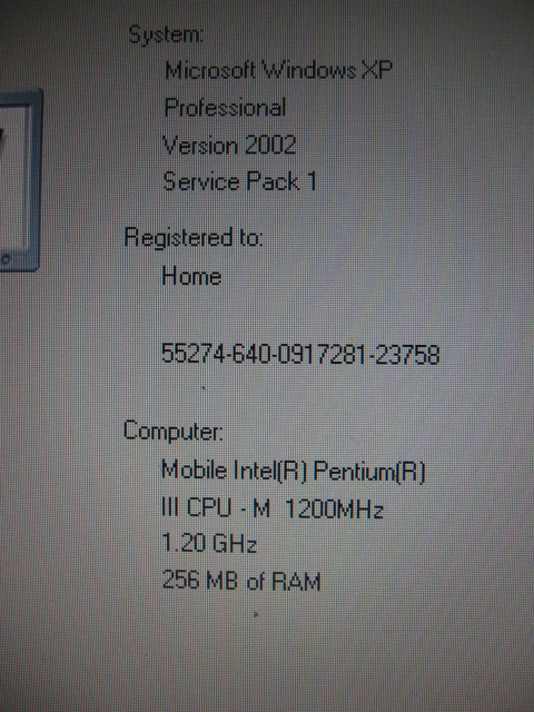 eBay落札品 Compaq N410c 詳細