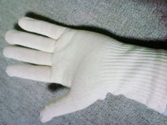 手袋綿素材100％