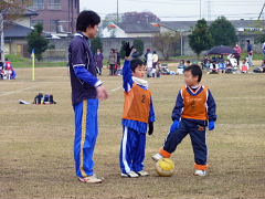 まっしー　サッカー試合