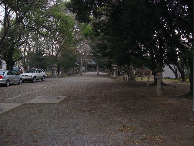 土器野神明社の境内