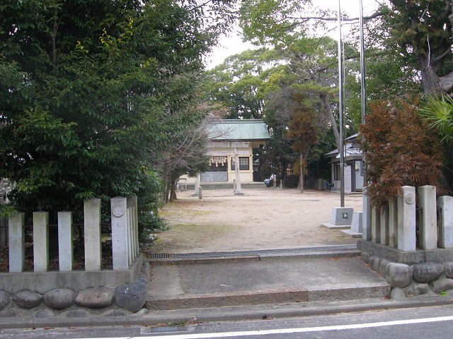 神明社入口