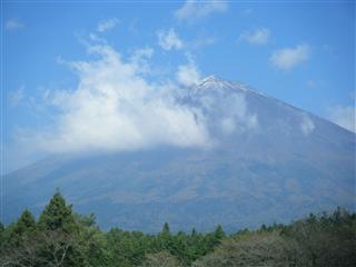 秋晴れの富士山