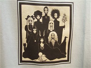 内藤ルネ展　魔女の一族Tシャツ図案