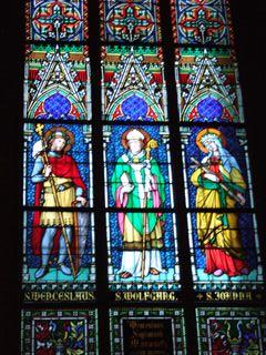 聖ヴィート大聖堂のミュシャのステンドグラス