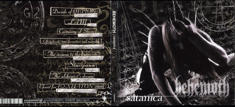 Behemoth『Satanica』／1999年 4th | おじなみの日記 - 楽天ブログ