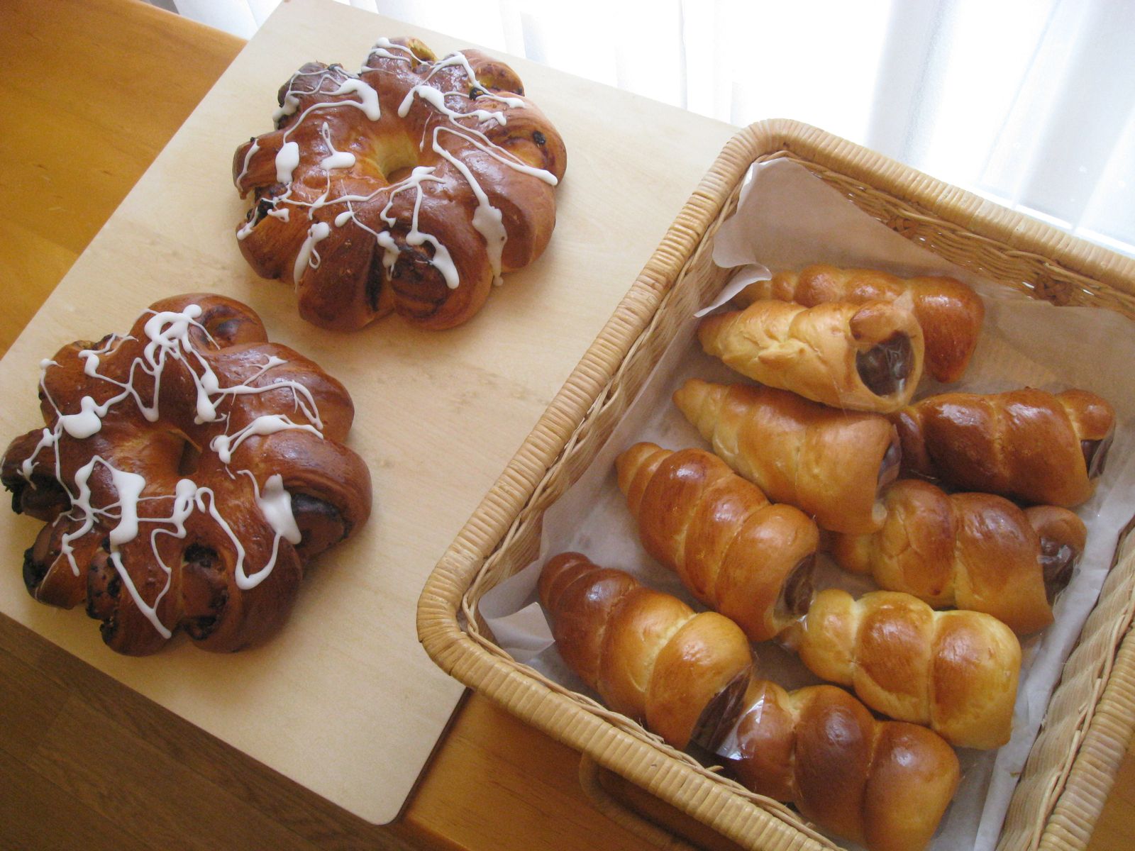 シナモンロール＆チョココルネ