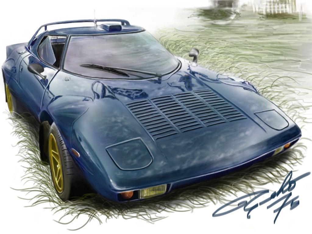 3ページ目の イタリアの車 カーイラスト Car Illustration クルマの絵 楽天ブログ