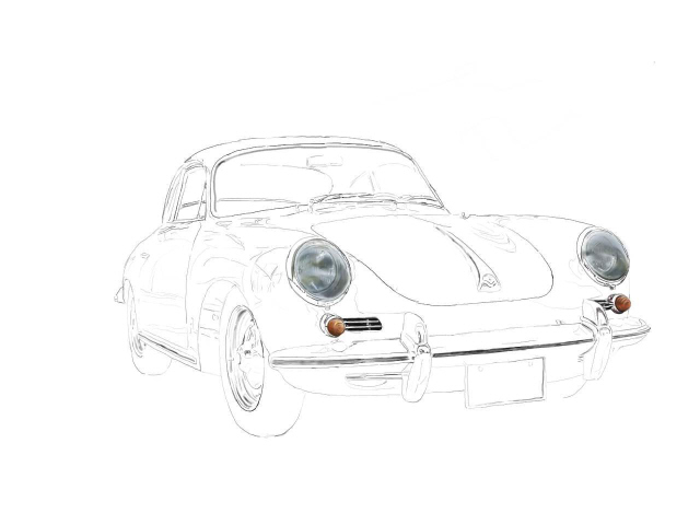 ポルシェ３５６ ２ カーイラスト Car Illustration クルマの絵 楽天ブログ