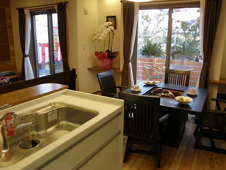 キッチンからの眺め