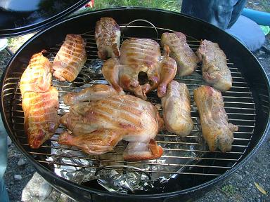 ２時間経過した燻製