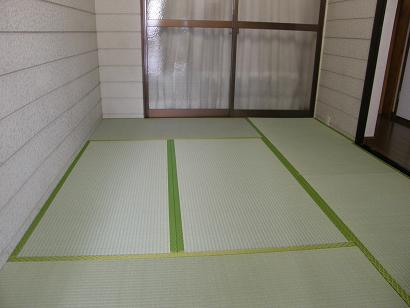 ﾌﾛｰﾘﾝｸﾞに畳（施工後）