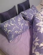 シビラ・Sybilla☆ボックスシーツ（クイーンサイズ）ラベンダー、ニトリ