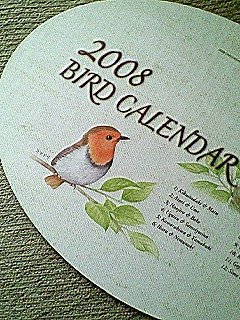 BIRD CALENDAR