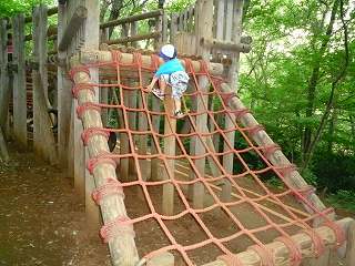 登る