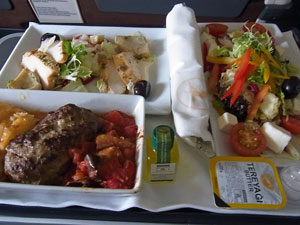 トルコイスタンブール機内食
