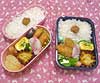 1月17日（火）のお弁当

ササミのフライ、卵焼き、マカロニミートソースグラタン
タコウィンナ、ブタカマ、スナックエンドウ、スウィーティ