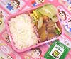 7月31日（月）のお弁当

豚角煮、卵焼き、サラダ
タコウィンナ、グレープフルーツ