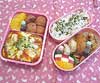 4月28日（金）のお弁当

ミニ焼き鳥、ほうれん草とウィンナ
コロッケ、シューマイ、リンゴ

ミートソースドリア
揚げタコ焼き、甘夏