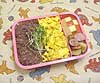 2月10日（金）のお弁当

そぼろご飯、ジャーマンポテト
スウィーティ、リンゴ