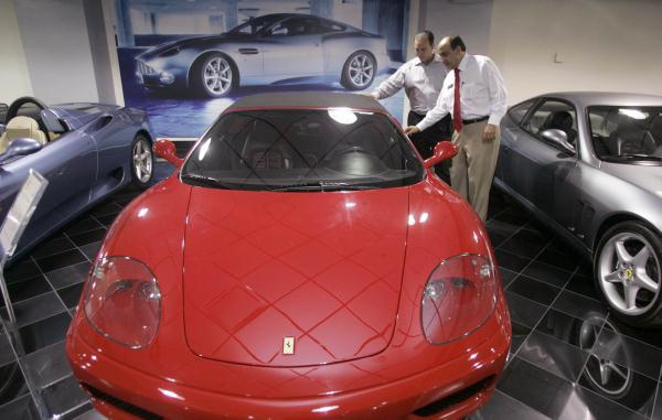 2004 Ferrari 360 Spider at the Penske Wynn Ferrari Maserati dealership