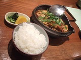 地鶏の卵とじとご飯